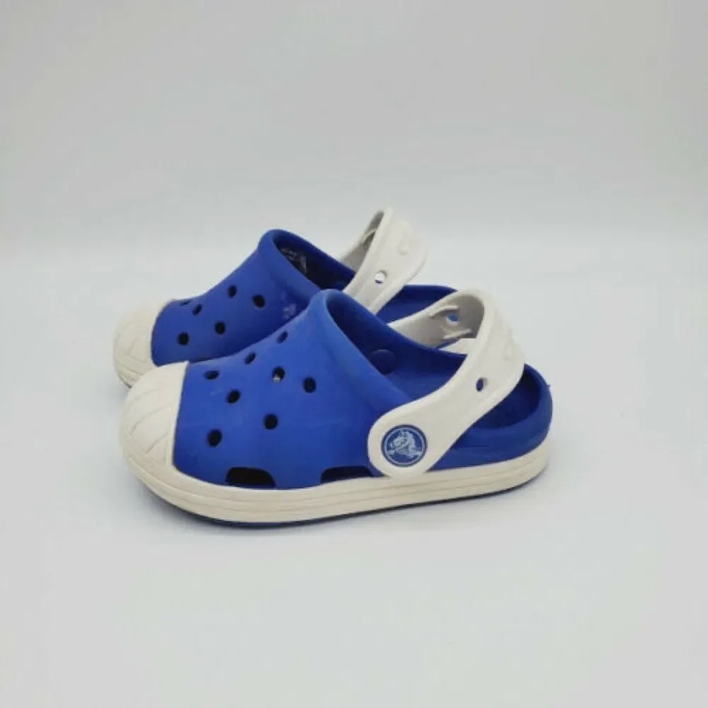 Crocs Unisex Kids Perforated Slingback Clogs Sz 8